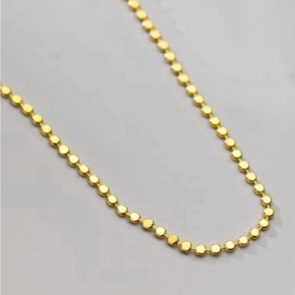 18k gold plated over 925 Sterling Silver Geometric Minimalist Necklace